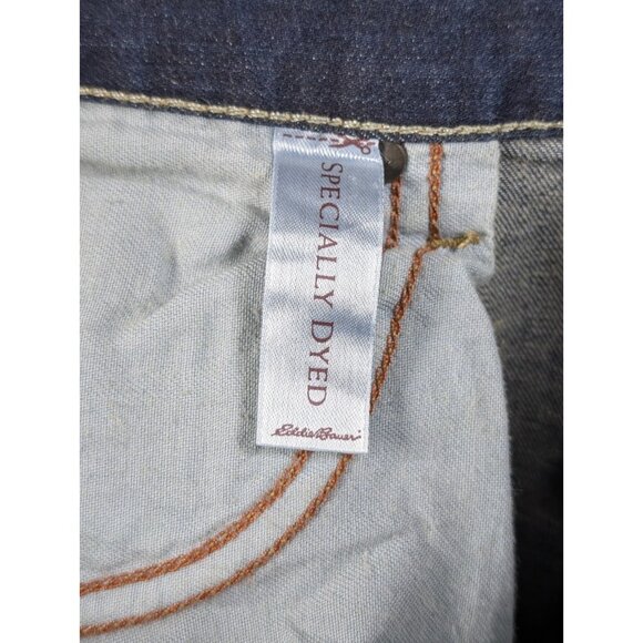 NEW Eddie Bauer Womens Size 12 StayShape Curvy Bootcut Jeans Dark Wash NWT - Picture 8 of 9
